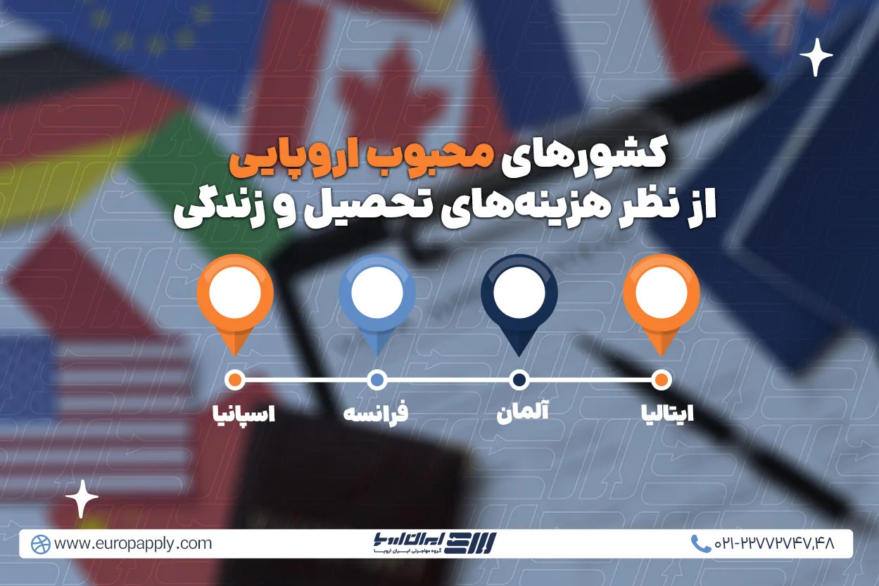 کشورهای محبوب اروپایی از نظر هزینه&zwnj;های تحصیل و زندگی