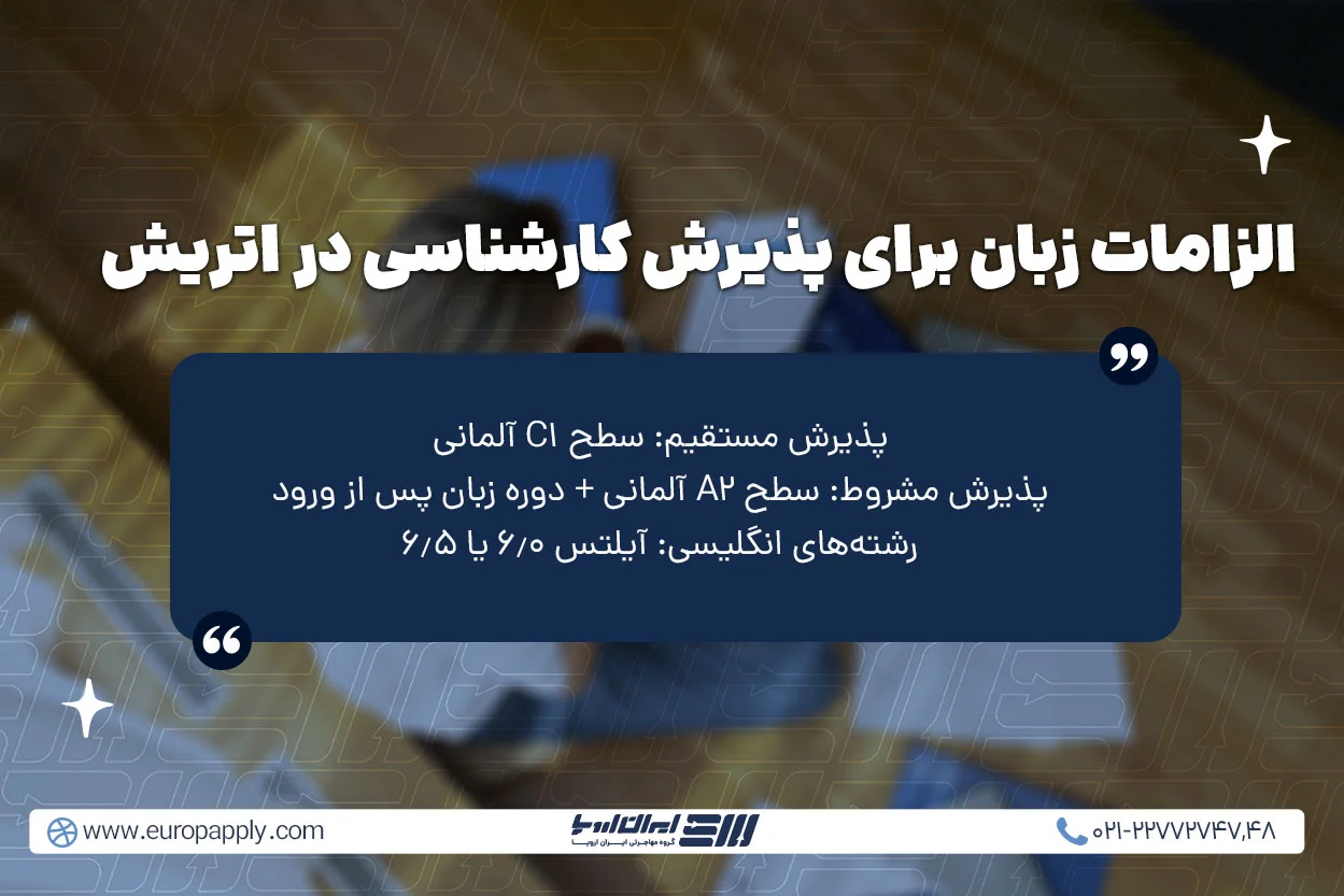 الزامات دانش زبانی برای رشته&zwnj;های مختلف کارشناسی