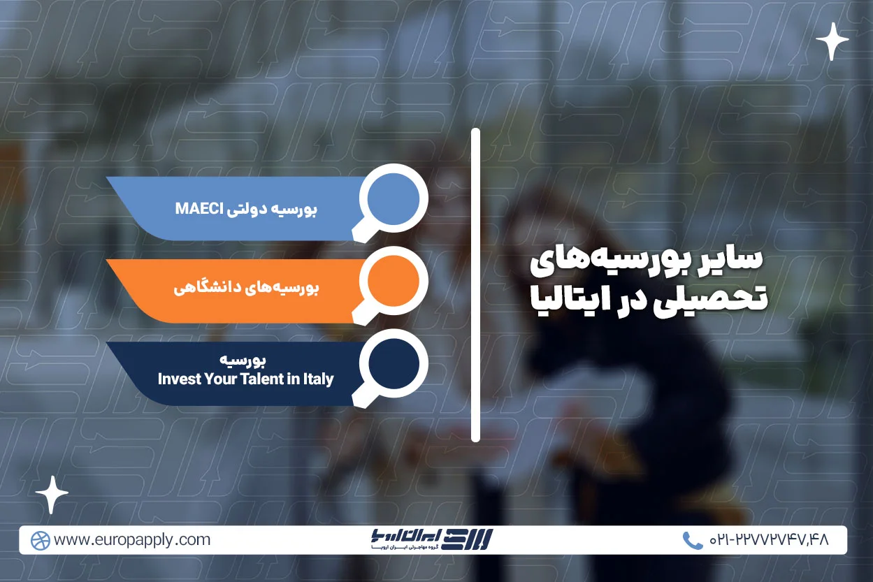 سایر بورسیه&zwnj;های تحصیلی در ایتالیا